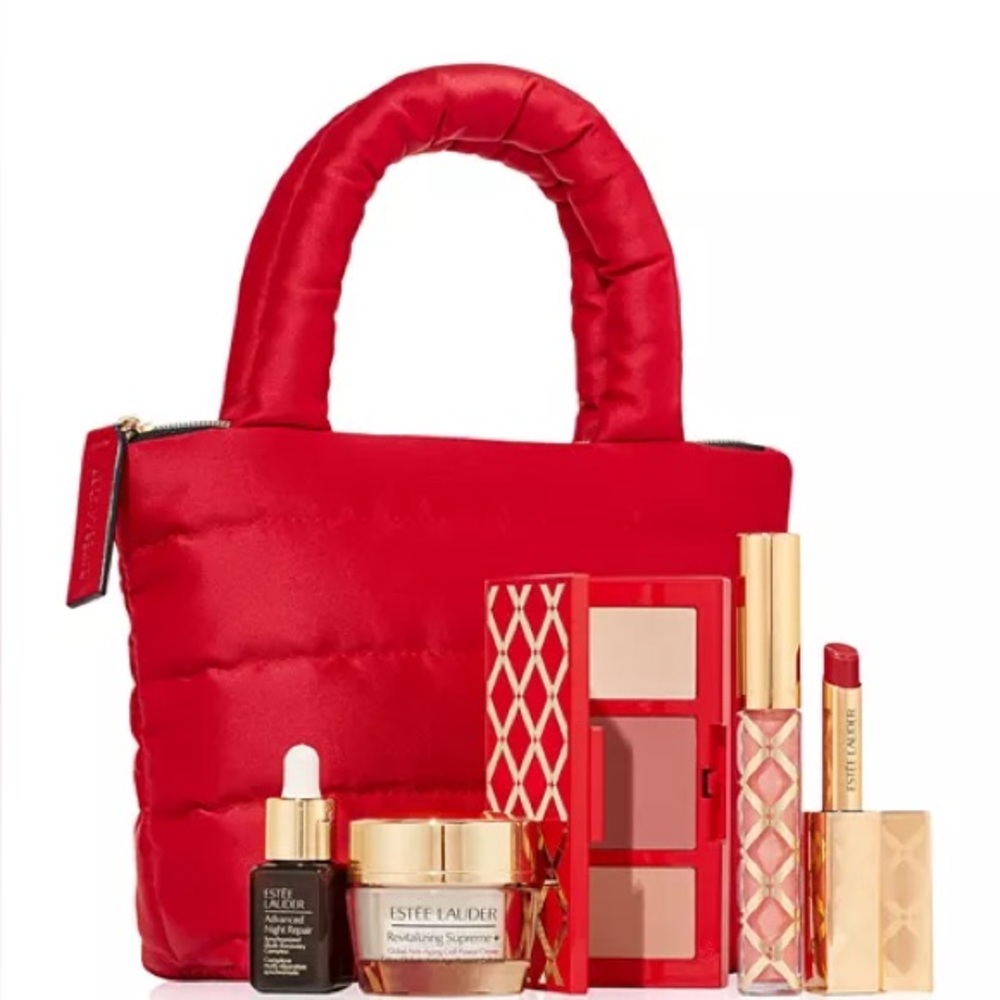 Estee Lauder TREATS TO GLOW 6 piece Beauty Collection~ New in Box